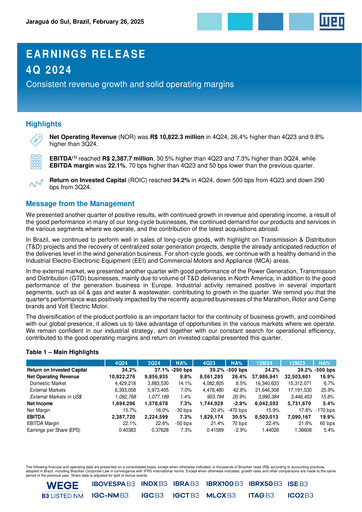 Thumbnail WEG ON Quarterly Report 2024-q4