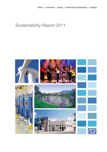 Thumbnail WEG ON Sustainability Report 2011