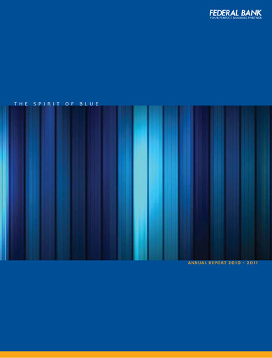 Miniature Federal Bank Rapport annuel 2010-2011
