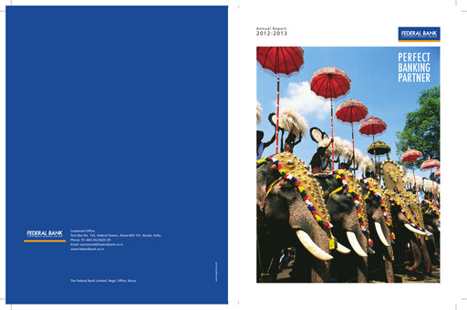 Miniature Federal Bank Rapport annuel 2012-2013