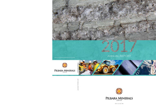 Thumbnail Pilbara Minerals Annual Report 2017