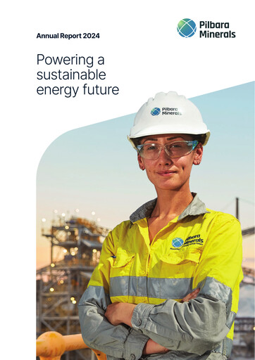 Thumbnail Pilbara Minerals Annual Report 2024