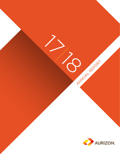 Thumbnail Aurizon Holdings Annual Report 2017-2018
