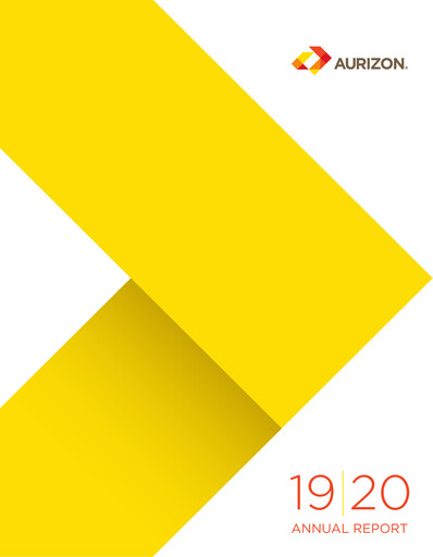 Thumbnail Aurizon Holdings Annual Report 2019-2020
