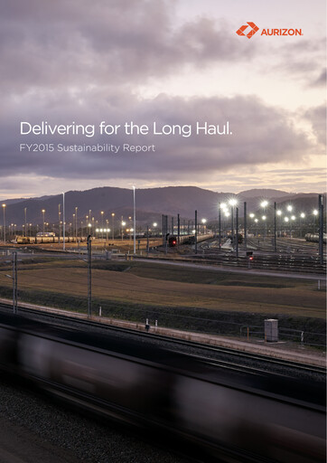 Thumbnail Aurizon Holdings Sustainability Report 2015