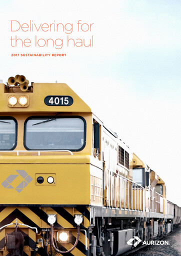 Thumbnail Aurizon Holdings Sustainability Report 2017