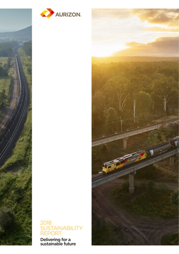 Thumbnail Aurizon Holdings Sustainability Report 2018
