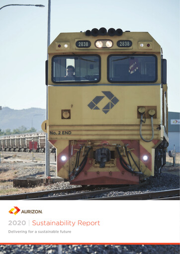 Thumbnail Aurizon Holdings Sustainability Report 2020