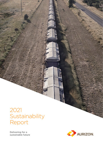 Thumbnail Aurizon Holdings Sustainability Report 2021