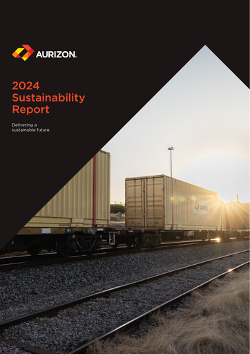 Thumbnail Aurizon Holdings Sustainability Report 2024