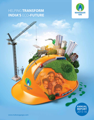 Thumbnail Mahanagar Gas Annual Report 2015-2016