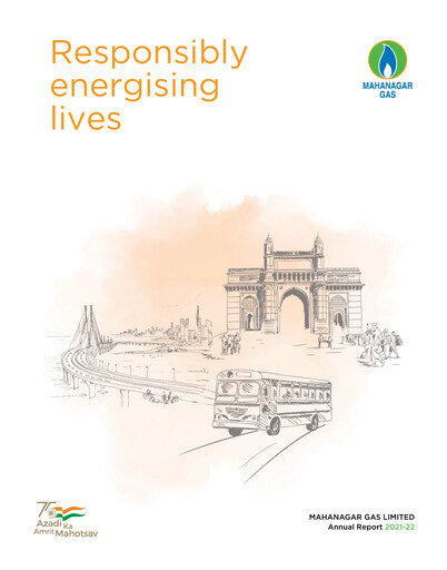 Thumbnail Mahanagar Gas Annual Report 2021-2022