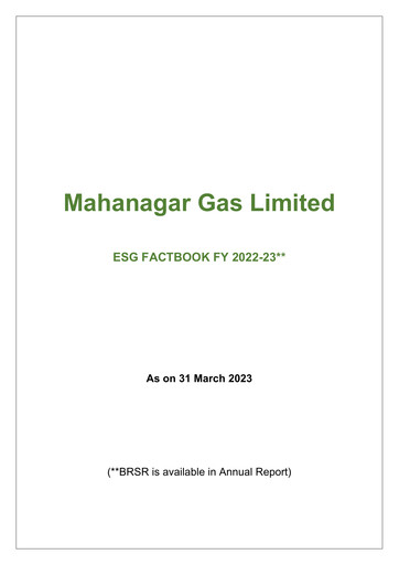 Thumbnail Mahanagar Gas ESG Report 2022-2023