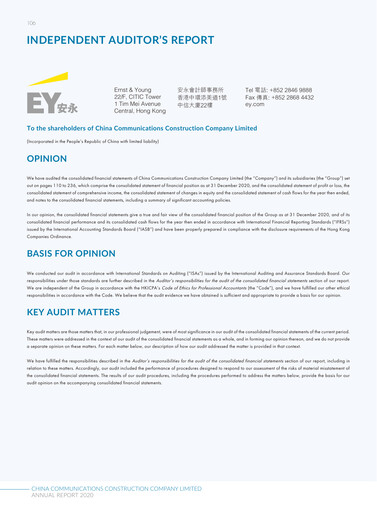 Vorschaubild China Communications Construction Finanzmitteilung 2020
