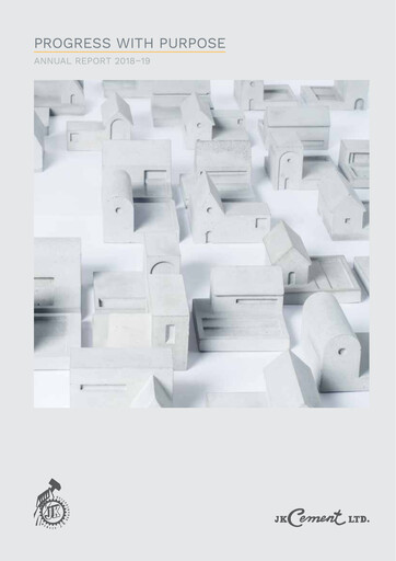 Thumbnail JK Cement

 Annual Report 2018-2019