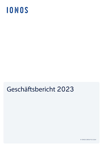 Thumbnail IONOS Group Annual Report 2023