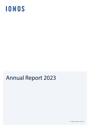 Miniature IONOS Group Rapport annuel 2023