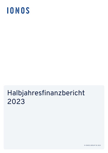 Thumbnail IONOS Group Financial Report 2023-h1