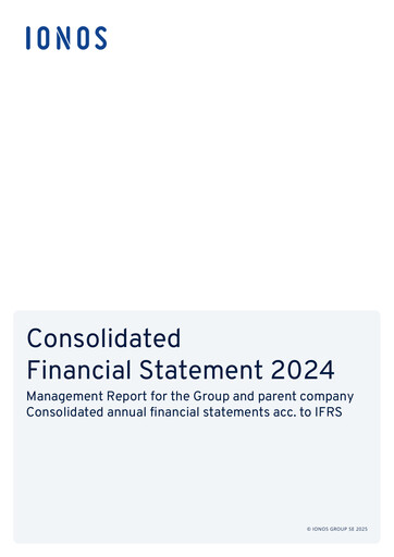 Thumbnail IONOS Group Financial Report 2024