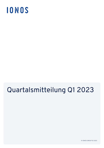 Thumbnail IONOS Group Quarterly Report 2023-q1