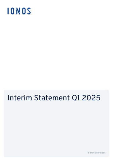 Thumbnail IONOS Group Quarterly Report 2025-q1