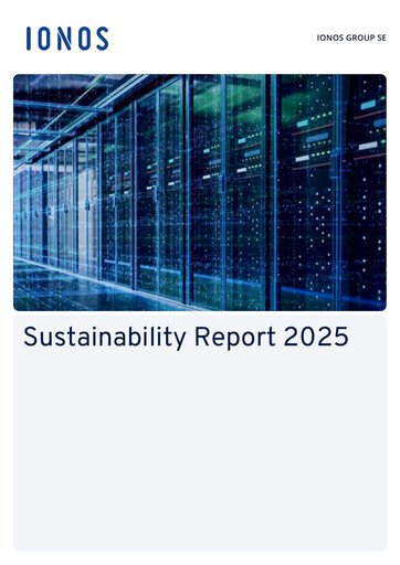 Miniature IONOS Group Rapport de durabilité 2025