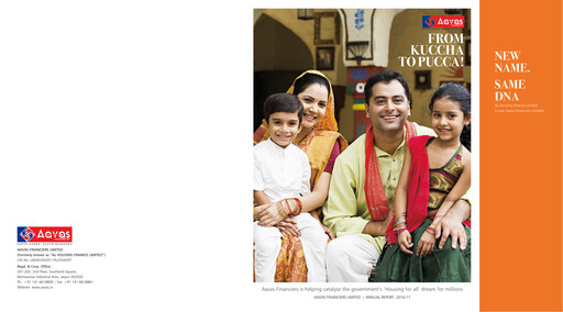 Thumbnail Aavas Financiers
 Annual Report 2016-2017