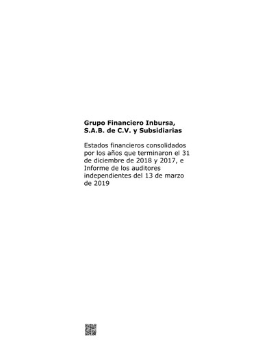 Thumbnail Grupo Financiero Inbursa Financial Statement 2018