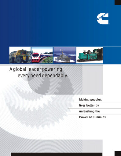 Thumbnail Cummins India Annual Report 2004-2005