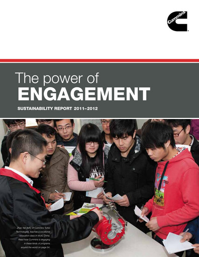 Thumbnail Cummins India Sustainability Report 2011-2012