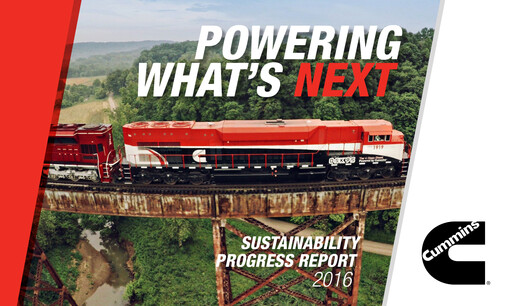 Thumbnail Cummins India Sustainability Report 2016