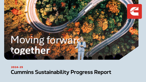 Thumbnail Cummins India Sustainability Report 2024-2025