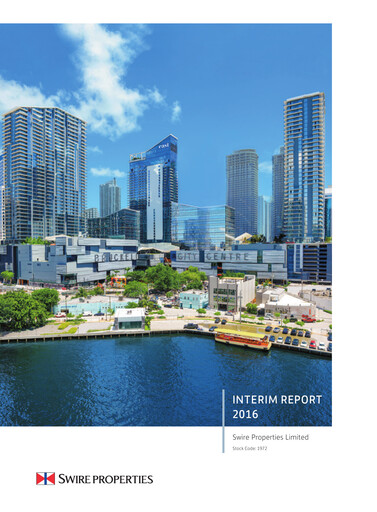 Miniature Swire Properties Rapport semestriel 2016-h1