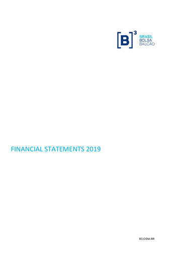 Thumbnail B3 Financial Statement 2019