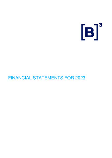 Thumbnail B3 Financial Statement 2023