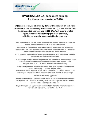 Thumbnail B3 Quarterly Report 2010-q2