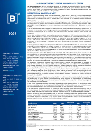 Thumbnail B3 Quarterly Report 2024-q2