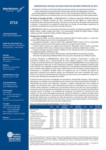 Thumbnail B3 Quarterly Report 2015-q2