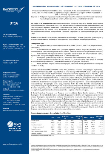 Thumbnail B3 Quarterly Report 2016-q3