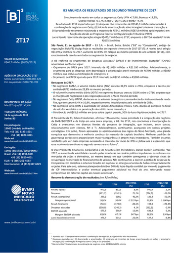 Thumbnail B3 Quarterly Report 2017-q2