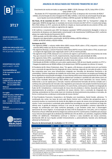 Thumbnail B3 Quarterly Report 2017-q3