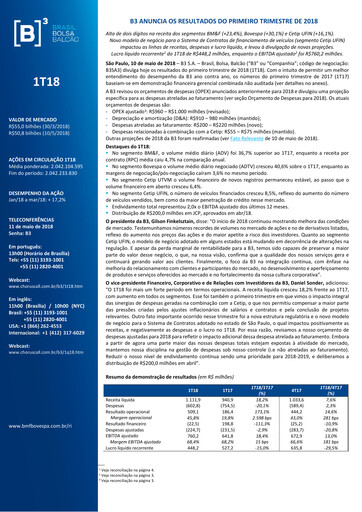 Thumbnail B3 Quarterly Report 2018-q1