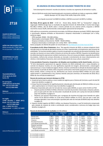 Thumbnail B3 Quarterly Report 2018-q2