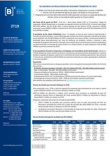 Thumbnail B3 Quarterly Report 2019-q2