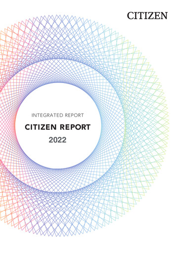 Miniature Citizen Watch Rapport annuel 2022