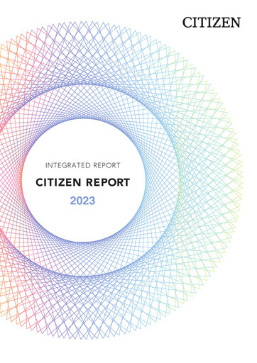 Miniature Citizen Watch Rapport annuel 2023