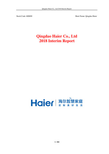 Vorschaubild Haier Smart Home Halbjahresbericht 2018