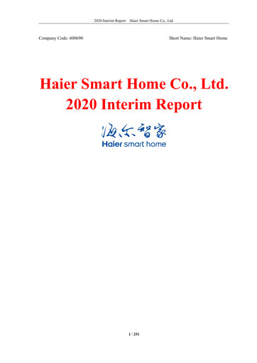 Vorschaubild Haier Smart Home Halbjahresbericht 2020