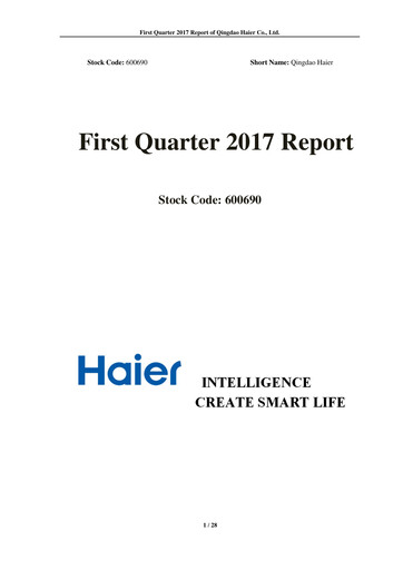 Thumbnail Haier Smart Home Quarterly Report 2017-q1