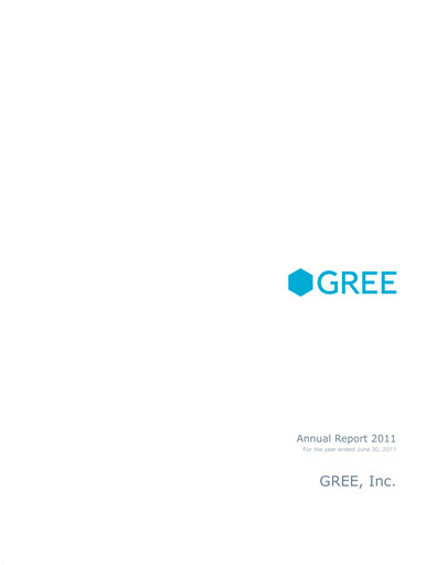 Thumbnail Gree Annual Report 2011